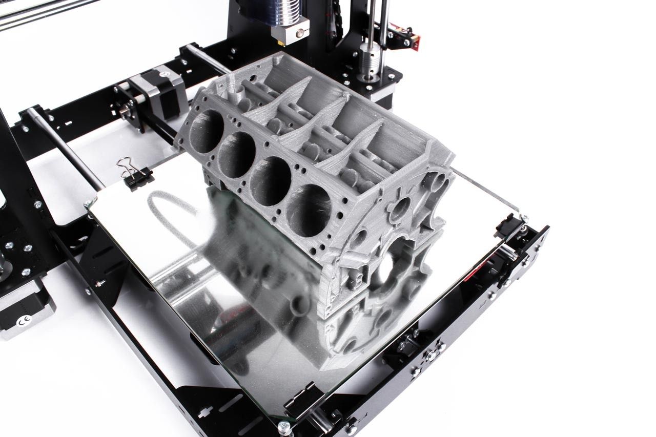 Фото 3D принтер BiZon Prusa i3 Steel V2 - DIY набор для сборки